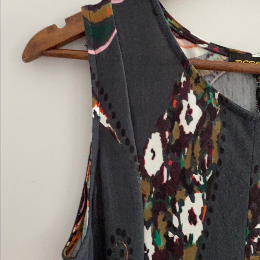 REBORN Watercolor Floral Sleeveless Maxi Dress SZ S - Picture 4 of 4